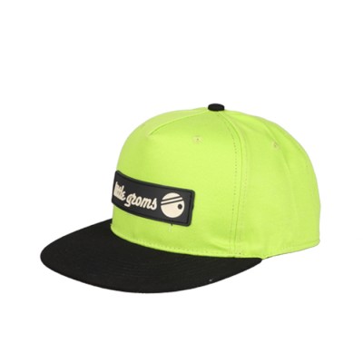 Simple flat bill vintage fonts snapback cap