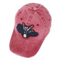 Men Women Vintage Baseball Cap Denim Hat Brushed Washed Cotton Low Profile applique hot sale hat