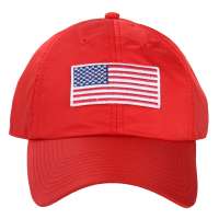 Baseball Caps USA Flag Embroidery Polyester Water Proof Hat Custom Logo